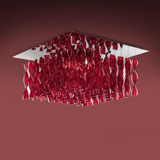Axolight Aura P30 ceiling lamp red by Manuel Vivian - Buy now on ShopDecor - Discover the best products by AXOLIGHT design
