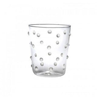 Zafferano Party Tumbler transparent glasses with polka dots - Buy now on ShopDecor - Discover the best products by ZAFFERANO design