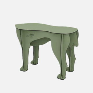 Ibride Mobilier de Compagnie Capsule Blossom Sultan stool/coffee table Ibride Matt fern green - Buy now on ShopDecor - Discover the best products by IBRIDE design