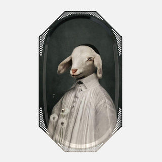 Ibride Galerie de Portraits L'Agneau tray/picture 34x57 cm. - Buy now on ShopDecor - Discover the best products by IBRIDE design