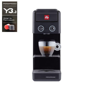 Illy Y3.3 Iperespresso capsules coffee machine Black - Buy now on ShopDecor - Discover the best products by ILLY design