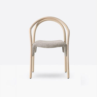 Pedrali Soul 3747 padded armchair with solid ash structure Pedrali G220 - Buy now on ShopDecor - Discover the best products by PEDRALI design
