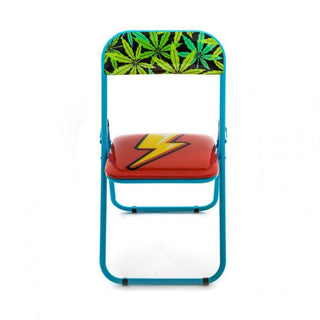 Seletti Blow Flash folding chair with flash decor - Buy now on ShopDecor - Discover the best products by SELETTI design