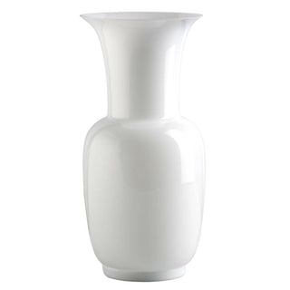 Venini Opalino 706.24 one-color vase h. 42 cm. Venini Opalino Milk-White Inside Milk-White - Buy now on ShopDecor - Discover the best products by VENINI design