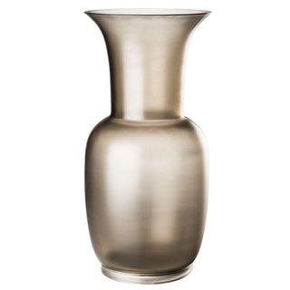 Venini Satin 706.24 satin vase h. 42 cm. Venini Satin Grey-Crystal - Buy now on ShopDecor - Discover the best products by VENINI design
